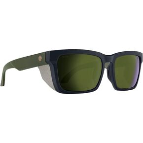 SPY Optic Helm Tech, Full Cover Square Sunglasses, Color and Contrast Enhancing Lenses