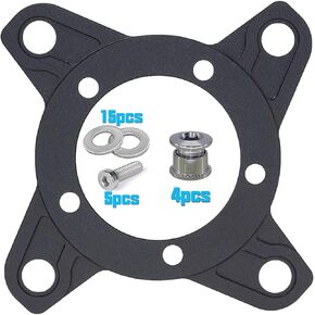 Motor Bike Gear Adapter 36V/48V mid Drive Chainring Spider 104BCD for bafang 8fun BBS01B BBS02B 250W 350W 450W 500W 750W