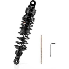 11.75" Rear Shocks Lowering Kit Preload Adjustable, Aluminum Alloy Material, Fit for Harley Sportster 2004-2020 (Black)