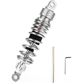 11.75" Rear Shocks Lowering Kit Preload Adjustable, Aluminum Alloy Material, Fit for Harley Sportster 2004-2020 (Black)
