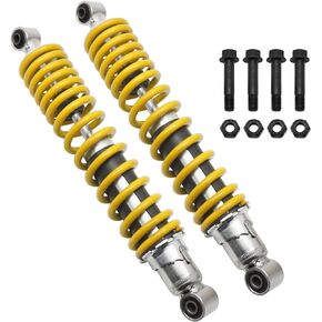 Shock Absorber Struts Front Left and Right With Self-Locking Nut for Yamaha Banshee 350 YFZ350 1987-2006 3GG-23350-10-P1 3GG-23350-20-36 3GG-23350-20-P0 （Blue)