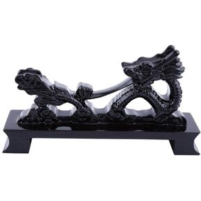 Sword Holder Chinese Dragon Shaped Sword Stand Lacquered Wood Sword Holder Hanger Bracket Table
