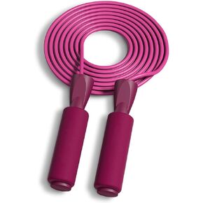 Jump Rope, Adjustable Jumping Ropes Cable with Ball Bearings, Skipping Rope Tangle-Free Rapid Speed for Men Women Kids, Steel Jump Ropes Workout with Foam Handles for Home Exercise, Fitness