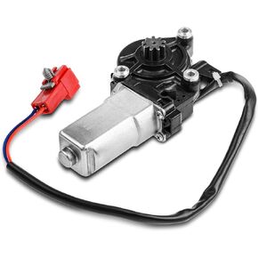 A-Premium Front Left Power Window Lift Motor Compatible with Dodge Ramcharger D150 D250 D350 W150 W250 W350 1990 1991 1992 1993, Driver Side, 2 Pins, Replace# 55154645