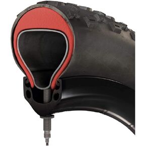Tannus Unisex's Armour Puncture Round Protection, high Grip with Low Rolling Resistance, Easy Assembly, Reusable, Free tyre and Tread Selection, red, 20 x 3.0-4.0