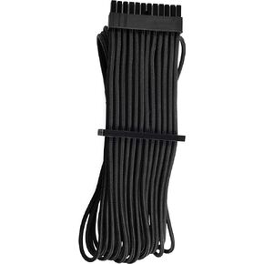 كابل CORSAIR Premium ذو ​​أكمام فردية ATX 24-Pin من النوع 4 Gen 4 - أحمر، لوحدات PSU من Corsair