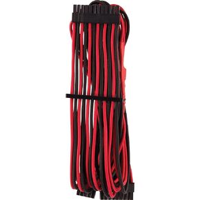 CORSAIR Premium Individually Sleeved ATX 24-Pin Cable Type 4 Gen 4 – Black, for Corsair PSUs
