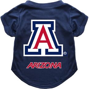 Littlearth Unisex-Adult NCAA Arizona Wildcats Pet T-Shirt, Team Color, Medium