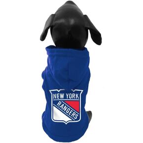 All Star Dogs NHL Unisex NHL New York Rangers Cotton Hooded Dog Shirt
