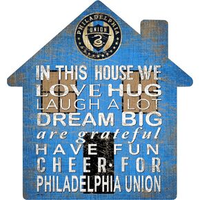 MLS Philadelphia Union Unisex Philadelphia Union House Sign, Team Color, 12 inch