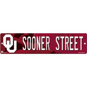 Rico Industries NCAA Unisex 16-Inch Plastic Street Sign Décor