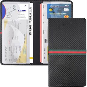Car Registration and Insurance Holder, Premium Leather Registration and Insurance Card Holder, Vehicle Card Document Glove Box Organizer with Magnetic Closure for Essential Document, Driver License