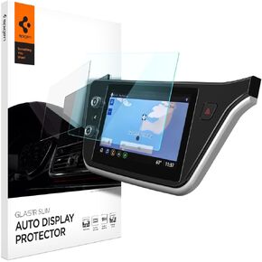 Spigen Tempered Glass Screen Protector [GlasTR Slim] designed for Chevrolet Bolt EV (2022/2023/2024),Chevrolet Bolt EUV (2022/2023/2024) 10.2 inch Dashboard Touchscreen - Crystal Clear