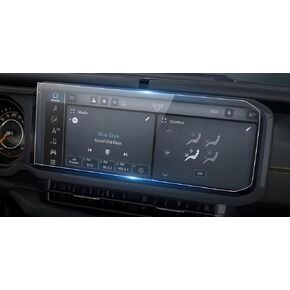 واقي شاشة متوافق مع سيارة جيب رانجلر 2024، شفاف عالي الدقة، مضاد للخدش، ملحقات عرض الوسائط المتعددة متوافقة مع شاشة لمس رانجلر 12.3 بوصة in Kuwait