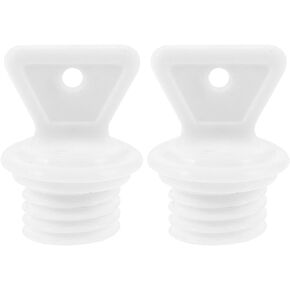 2 Pcs Hot Water Bottle Stopper Rubber Hot Water Bag Stopper Plugs Water Sack Caps Replacements for Hot Water Bag