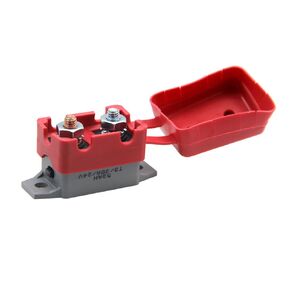 12-24V 50 Amp ATV Resettable Circuit Breaker Fuse Holder with Plastic Cover 50A