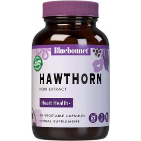 BlueBonnet Hawthorn Herb Extract Supplement, 60 Count
