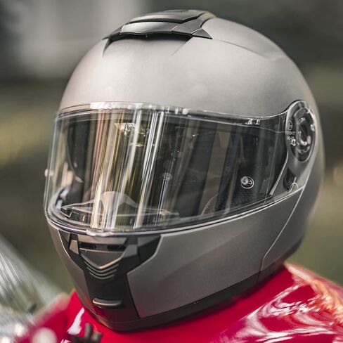 ILM Adult Motorcycle Modular Full Face Helmet Flip up Dual Visor DOT Approved Model 159(Matte Black,Large) in Saudi Arabia