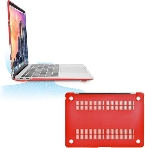 حافظة MOSISO متوافقة مع جهاز MacBook Air 13 بوصة 2022 2021 2020 2019 2018 إصدار A2337 M1 A2179 A1932 شاشة ريتينا، غطاء صلب من البلاستيك على شكل زهور الحديقة وغطاء لوحة مفاتيح وواقي شاشة، شفاف in Kuwait