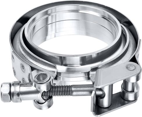 EVIL ENERGY V Band Clamp with Flange Male Female Quick Release Stainless Steel (2.5 Inch) in Saudi Arabia
