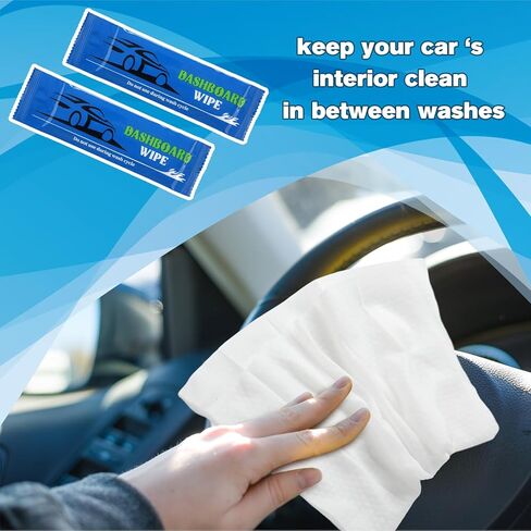 200 حزمة من مناديل تنظيف السيارة مناديل لوحة القيادة مناديل تنظيف داخلية لغسيل السيارات مناديل مغلفة بشكل فردي مع رائحة الليمون المنعشة، ملحقات السيارة لعجلات القيادة الزجاجية لنافذة السيارة in Kuwait