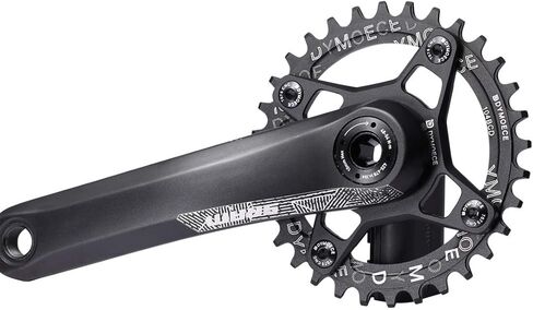 Narrow Wide Bike Single Chainring 104BCD 32T 34T 36T 38T for 9 10 11 Speed Round,Black/Red-Compatible with Most of Shimano and Sram Cranksets in Saudi Arabia