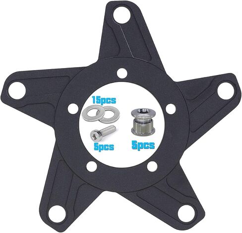 Motor Bike Gear Adapter 36V/48V mid Drive Chainring Spider 104BCD for bafang 8fun BBS01B BBS02B 250W 350W 450W 500W 750W in Saudi Arabia
