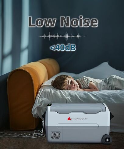 ثلاجة سيارة سعة 35 لتر/37 لتر - مبرد 4℉~68℉ 12 فولت مع منطقة مزدوجة وضاغط 110-240 فولت تيار متردد 12 فولت/24 فولت تيار مستمر، ثلاجة سيارة RV للسفر والتخييم وركوب القوارب in Kuwait