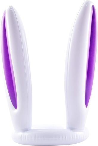 JOYIN Inflatable Bunny Rabbit Ears Ring Toss Game(2 Set &12 Rings), Inflatable Toss Game, Indoor and Outdoor Game for Easter Party Supplies in Saudi Arabia