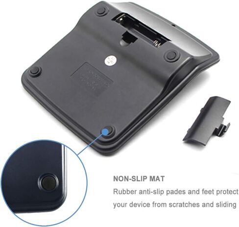 5 عبوات من الآلات الحاسبة ذات شاشة كبيرة للمكتب، آلة حاسبة تعمل بالطاقة الشمسية، آلة حاسبة مكتبية أساسية مكونة من 12 رقمًا (أسود) (بطارية AA متضمنة) in Kuwait