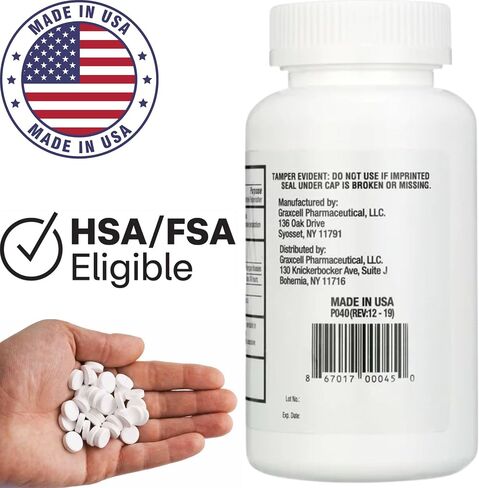 Sodium Chloride Tablets 1gm | Electrolyte Salt Pills for POTS Syndrome and Dysautonomia Support | Rapid Rehydration, Natural Ingredients | (15.4gr.) | 100 Count | Made in The USA in Saudi Arabia
