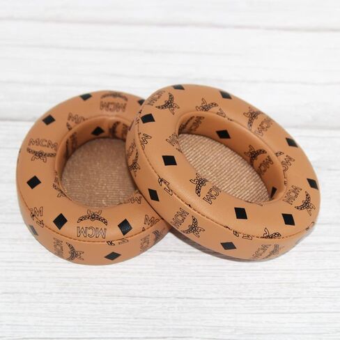 Studio 2/3 Replacement Ear Pads Cushions for Beats Studio 2 & Studio 3(B0500 B0501) Wired&Wireless Headphones,Ear Cushions with Soft Protein Leather, Noise Isolation Memory Foam(Floral Brown) in Kuwait