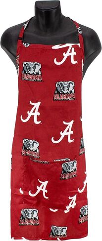 مريلة ألاباما تايد من الرابطة الوطنية لرياضة الجامعات (NCAA)، مقاس واحد يناسب الجميع، قرمزي in Kuwait