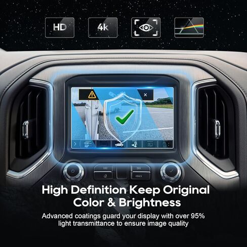 LFOTPP يناسب 2019 2020 2021 2022 GMC Sierra 1500 8 بوصة IntelliLink واقي شاشة ملاحة السيارة، 2022 GMC Terrain AT4 واقي شاشة لمس مركزي من الزجاج المقسى مضاد للخدش عالي الوضوح in Kuwait