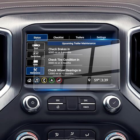 LFOTPP يناسب 2019 2020 2021 2022 GMC Sierra 1500 8 بوصة IntelliLink واقي شاشة ملاحة السيارة، 2022 GMC Terrain AT4 واقي شاشة لمس مركزي من الزجاج المقسى مضاد للخدش عالي الوضوح in Kuwait