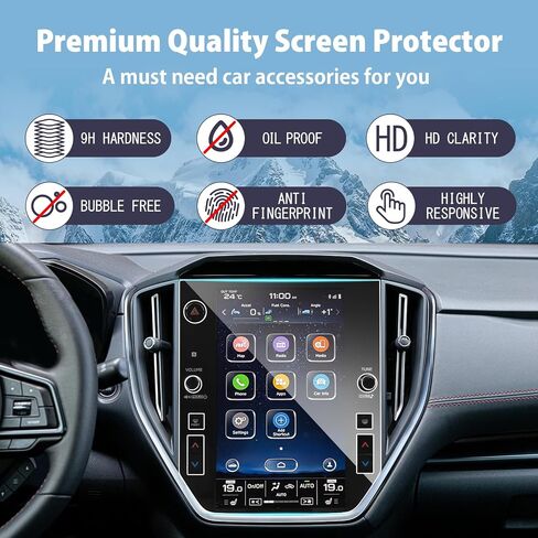 2025 2026 واقي شاشة دورانجو لـ 2021-2024 2025 2026 دودج دورانجو GT/RT/Citadel/SRT 392/SRT Hellcat/GT Plus/RT Plus ملحقات 10.1 بوصة تعمل باللمس 9H زجاج مقسى 10.1 بوصة تعمل باللمس in Kuwait