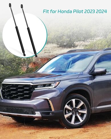 دعامات غطاء المحرك مناسبة للرفع لسيارة Honda Pilot 2023 2024، دعامات رفع الصدمات بالغاز الأمامي، لا توجد ملحقات مطلوبة للحفر in Kuwait