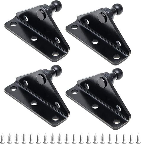 10 MM Ball Stud Mounting Bracket for Gas Strut, 4 Pack of Gas Shock Mounts Bracket Fit for Lift Support in Kuwait