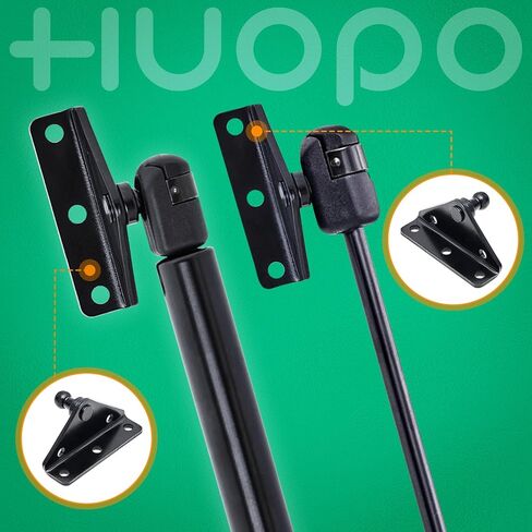 10 MM Ball Stud Mounting Bracket for Gas Strut, 4 Pack of Gas Shock Mounts Bracket Fit for Lift Support in Kuwait