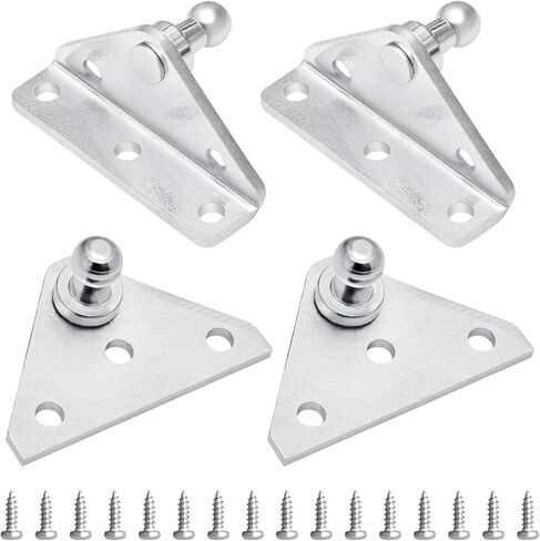 10 MM Ball Stud Mounting Bracket for Gas Strut, 4 Pack of Gas Shock Mounts Bracket Fit for Lift Support in Saudi Arabia