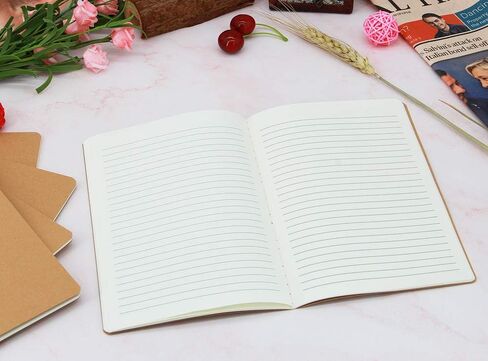 32 حزمة من دفاتر الملاحظات الفارغة مقاس A5 للمسافرين والطلاب والمكاتب، دفاتر ملاحظات للكتابة، ورق سميك فارغ، 60 صفحة، 30 ورقة، 8.3 × 5.5 بوصة in Kuwait