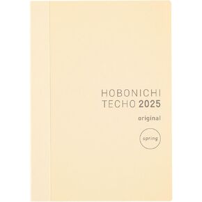 Hobonichi Techo 2025 Original Book [Japanese/A6/April Start/Monday Start/Planner]