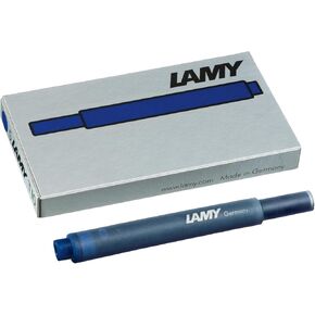 Lamy T10 Ink Cartridges Blue (1 Packet with 5 Cartridges)