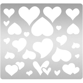 UNICRAFTALE Metal Stencil Square Cutouts Stencil Rectangle Template Stainless Steel Journal Stencils Geometric Template Painting Stencil for DIY Scrapbooking Photo Engraving Jewelry