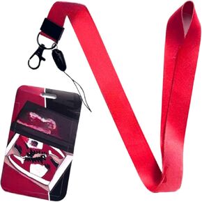 AllStyle By Patel Neck Strap Compatible Lanyard With ID Holder Suitable for Women Men Kids (White & Cream Set)