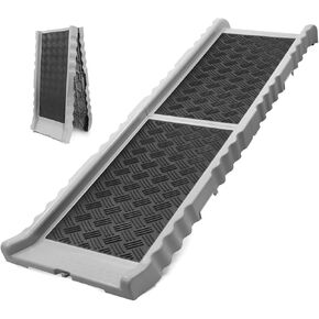 PawStep 51066 Pet Ramp with Soft Traction - Folding, Non-Slip Dog Ramp for Large Dogs up to 300 lbs - Folds from 35 to 68.5 Inches - Portable for Trucks, SUV, Cars