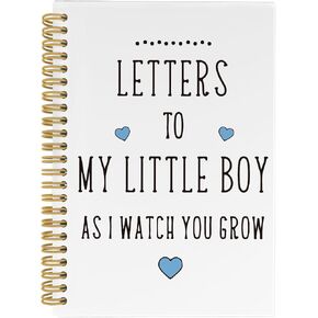 Letters to My Son Daughter Spiral Notebook, Pregnancy Journal, Baby Memory Book, Baby Shower Gifts 5.5"x8.3" 164pages Lined Notebooks College Ruled, Letters to My Baby Notebook for New Mom