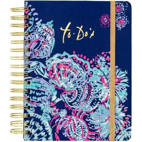 Lilly Pulitzer Women's Hardcover Undated To Do Planner, 6.5" x 8.5" (Gypsea Girl)