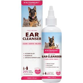 منظف ​​الأذن للكلب ، القط ، الثروة الحيوانية 150 مل/5 Fl.oz Cleanses قناة الأذن يقلل