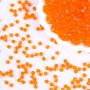 1000pcs Bicone Crystal Beads 4mm Glass Faceted Beads Beads Beads for Jewelry Making Diy Dey Necklace Carning (Emerald)
